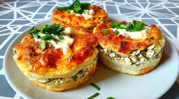 Маффины из Куриного Филе с Фетой и Укропом! Простой диетичный рецепт!
