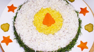 Праздничный САЛАТ С ЯЗЫКОМ на Новый Год ☆  Вкусный и сытный Новогодний РЕЦЕПТ салата