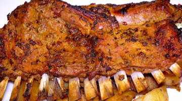 РЁБРЫШКИ В ДУХОВКЕ на ПРАЗДНИЧНЫЙ СТОЛ! Вкусный РЕЦЕПТ ребрышек с Картошечкой!