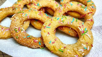 Сахарные колечки! Волшебное печенье к праздничному чаепитию!