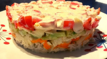 Салат с Крабовыми Палочками ?Быстрый Салат. Крабовый салат Без кукурузы