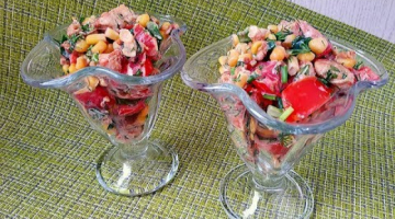 Салат с Жареной Курочкой и Кукурузой!