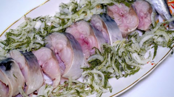 СКУМБРИЯ СУХОГО ПОСОЛА ☆ Без уксуса! Скумбрия малосольная Быстро и Просто! Рецепт засолки рыбы