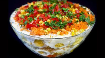 Сытный САЛАТ с курицей на любой стол - Получается вкусно!