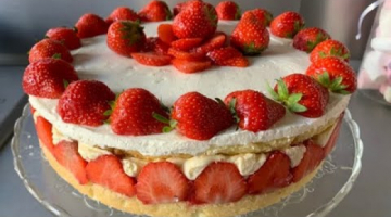 ТОРТ "ФРЕЗЬЕ"  /ФРЕЗЬЕ - ПО ФРАНЦУЗСКОМУ РЕЦЕПТУ /Торт с Клубникой ? FRAISIER CAKE