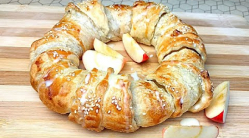 Всего за 1 МИНУТУ Яблоки в Слоеном Тесте / Вкуснейший Рецепт Удивит Всех