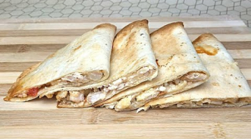 Закуска По-Мексикански Кесадильяс / Курица с Яблоками на Лепешках Тортилья