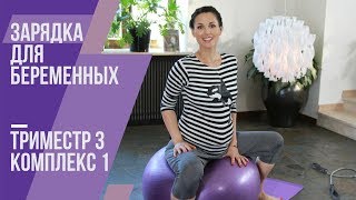Зарядка для беременных. Третий триместр. Комплекс №1