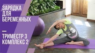 Зарядка для беременных. Третий триместр. Комплекс №2